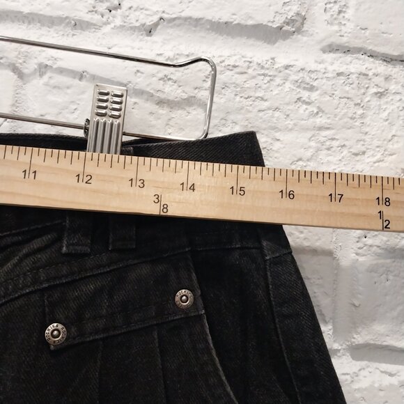 Vintage Rockies Jeans Womens 15/16 Black W31x L35 Tall Yoke Western Cowgirl USA - Picture 8 of 13